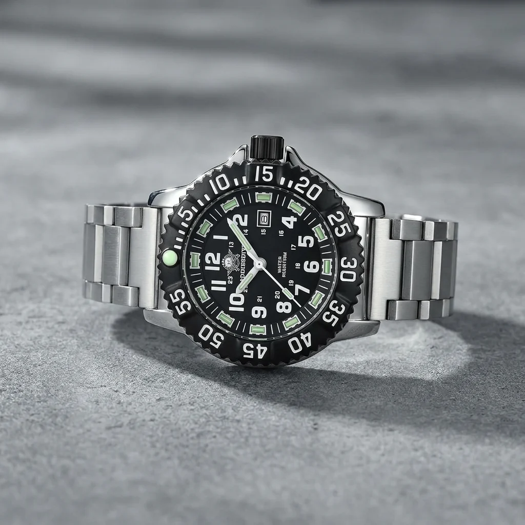 Reloj ADDIESDIVE de cuarzo con estilo militar